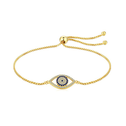 [Elitejewels]Dazzling Eye Shape Necklace