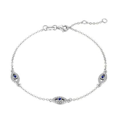 [Elitejewels]Evil Eye Shape Pendent Necklace