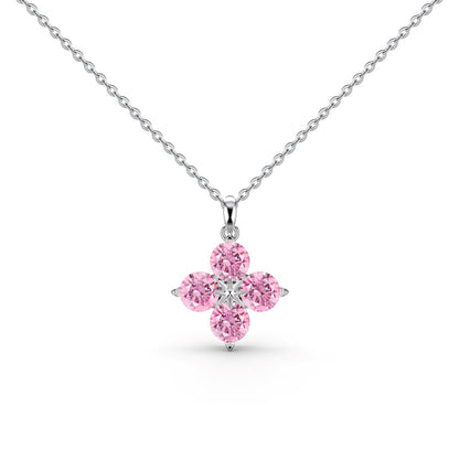 [Elitejewels]Four-Leaf Clover And Eight-Pointed Star Necklace