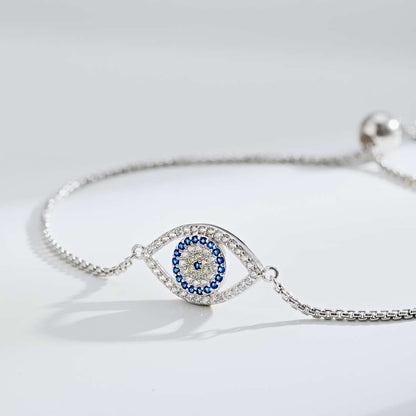 [Elitejewels]Dazzling Eye Shape Necklace