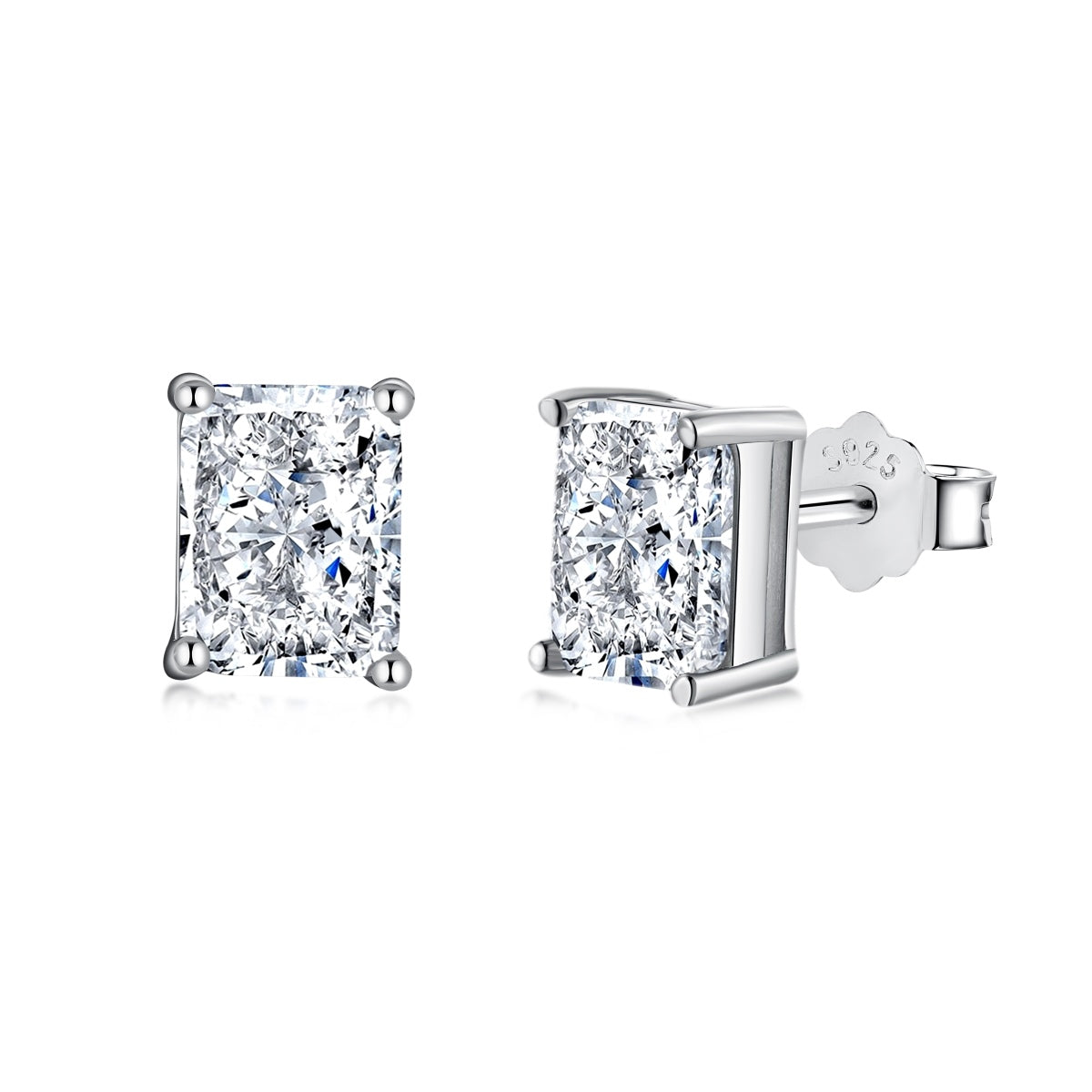 [Elitejewels]Radiant Luxurious Princess Cut Daily Earrings