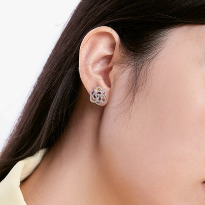 [Elitejewels]Exquisite Flower Shape Daily Earrings