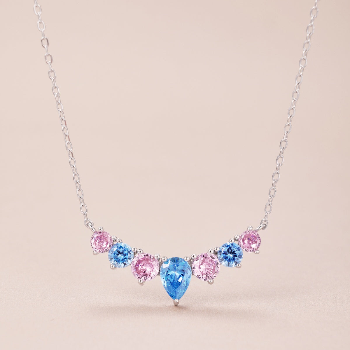 [Elitejewels]Dainty Colorful Heart Necklace