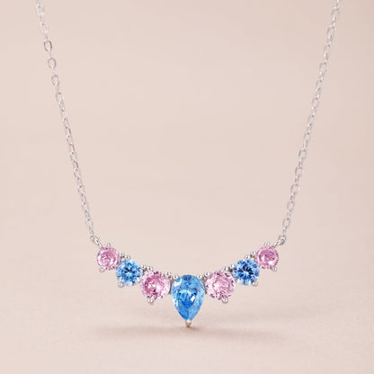 [Elitejewels]Dainty Colorful Heart Necklace