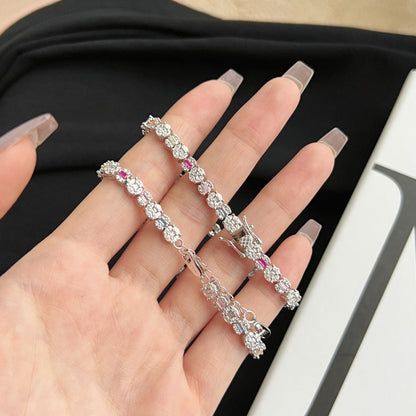 [Elitejewels]Dazzling Radiant Multi Cut Daily Bracelet