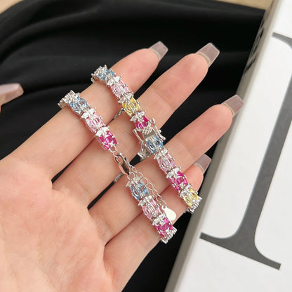 [Elitejewels]Delicate Colorful Multi Cut Party Bracelet