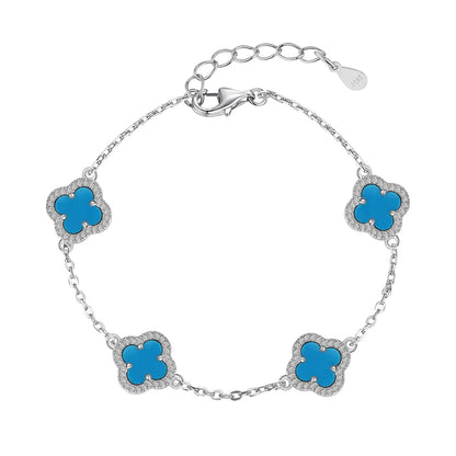 [Elitejewels]Four-Leaf Clover Exquisite Bracelet