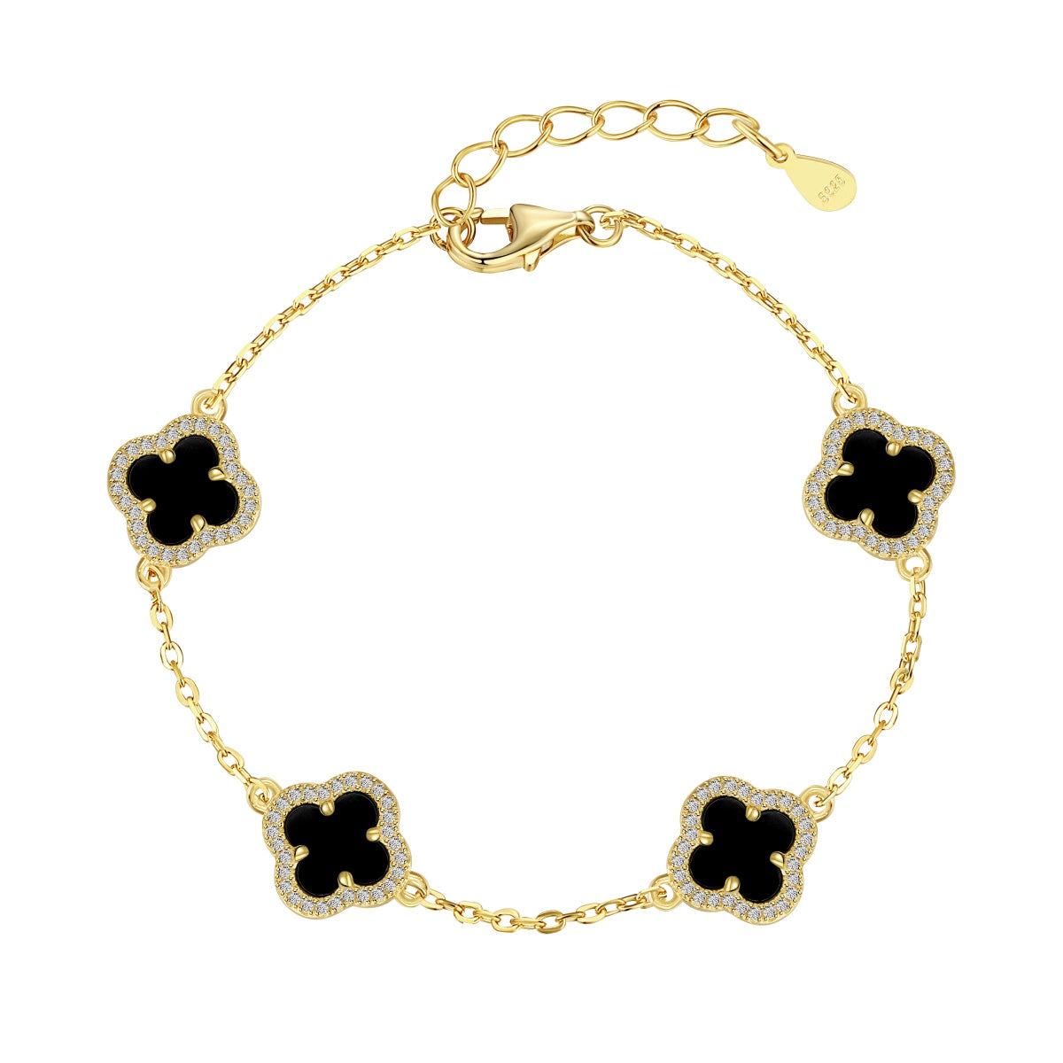 [Elitejewels]Four-Leaf Clover Exquisite Bracelet