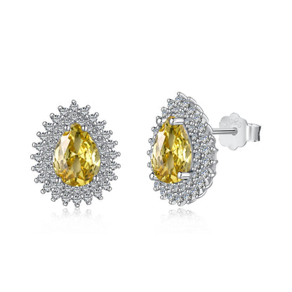 [Elitejewels]Delicate Gorgeous Pear Cut Daily Earrings