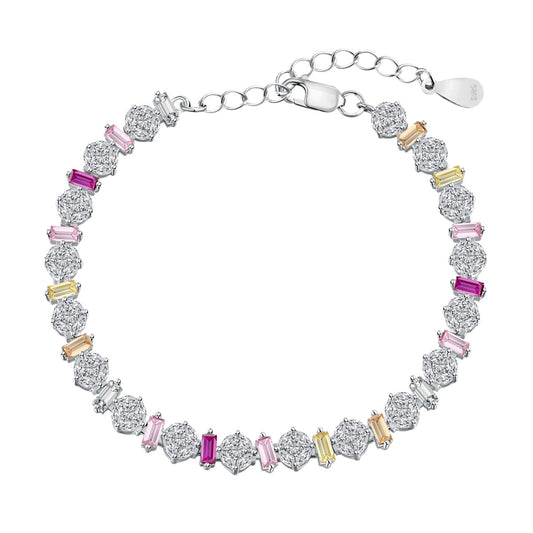 [Elitejewels]Radiant Colorful Round Shape Daily Bracelet