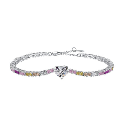 [Elitejewels]Delicate Romantic Heart Shape Lover Bracelet