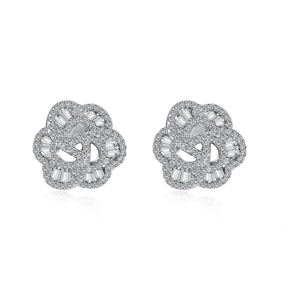 [Elitejewels]Exquisite Flower Shape Daily Earrings