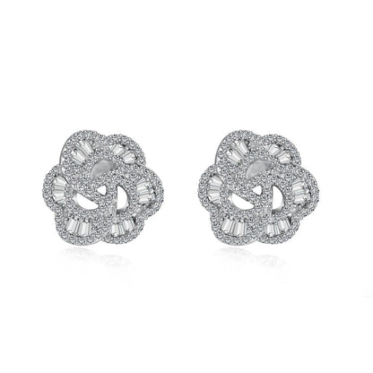 [Elitejewels]Exquisite Flower Shape Daily Earrings