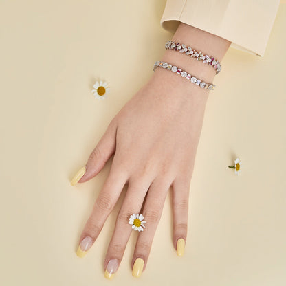 [Elitejewels]Dainty Exquisite Flower Shape Daily Bracelet