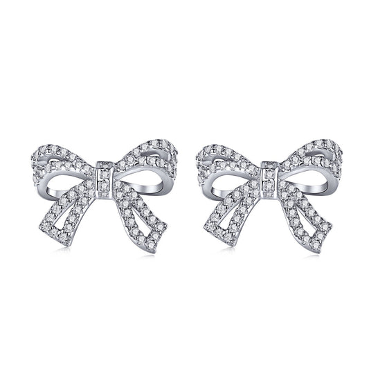 [Elitejewels]Dainty Bow Shape Earrings