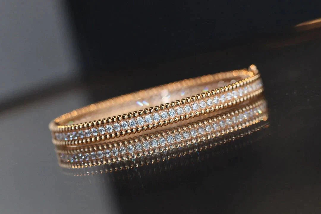 [Elitejewels]PERLEE DIAMANTEN ARMBAND 1 REIHE 