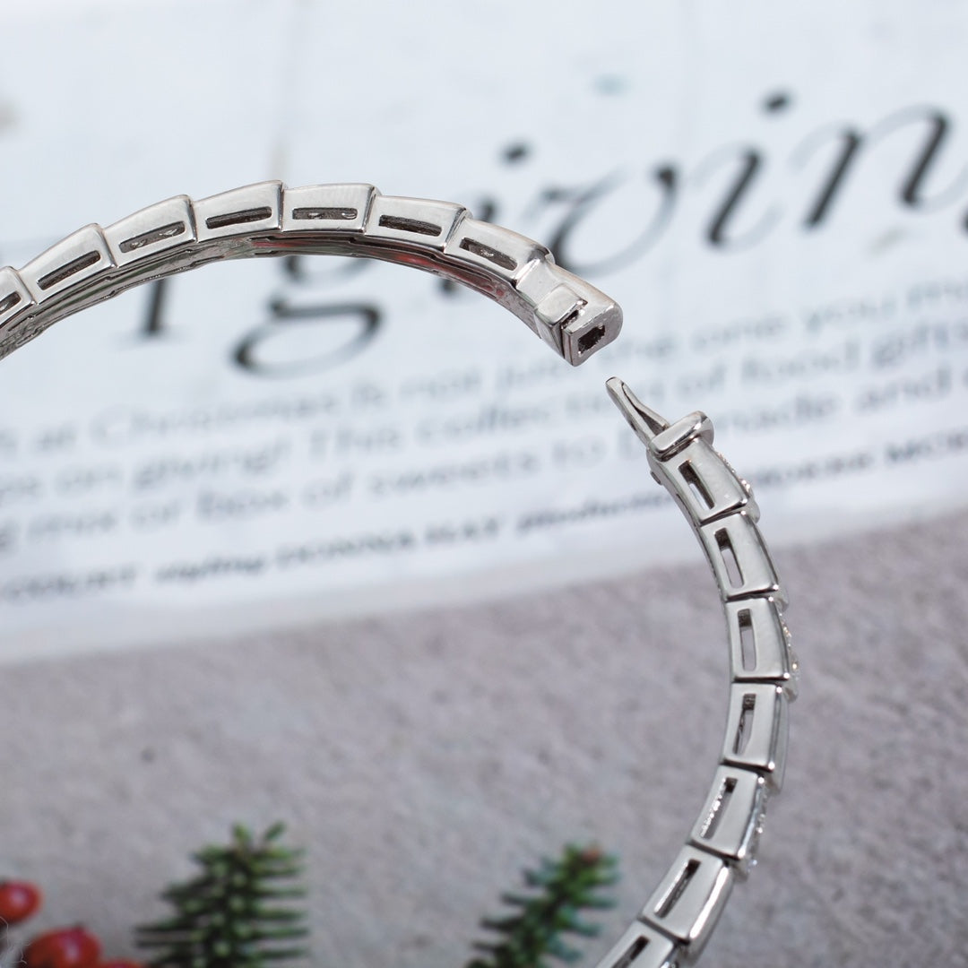 [Elitejewels]SERPENTI BRACELET SILVER DIAMOND