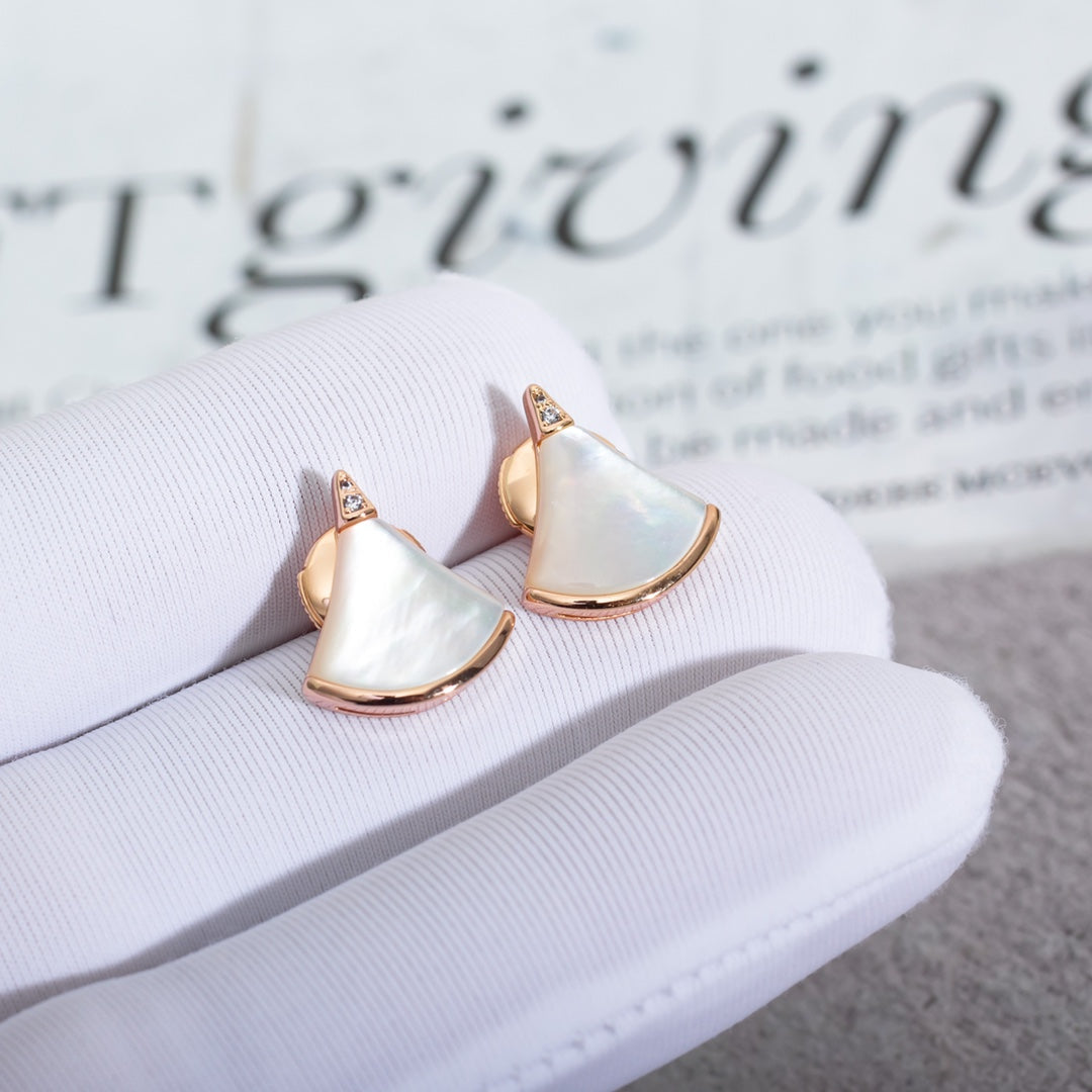 [Elitejewels]DIVAS DREAM EARRINGS PINK GOLD