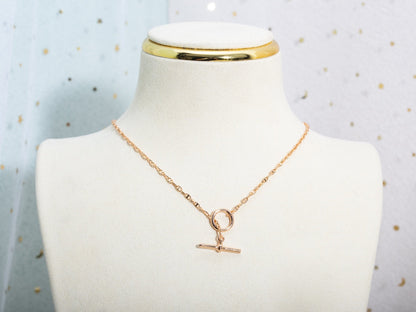 [Elitejewels]ECHAPPEE NECKLACE PINK GOLD