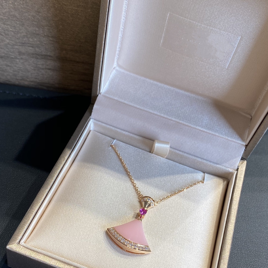 [Elitejewels]DREAM NECKLACE PINK OPAL