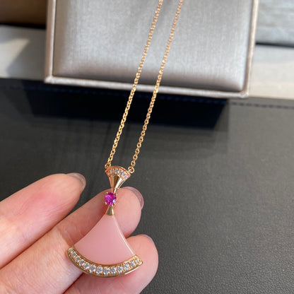 [Elitejewels]DREAM NECKLACE PINK OPAL