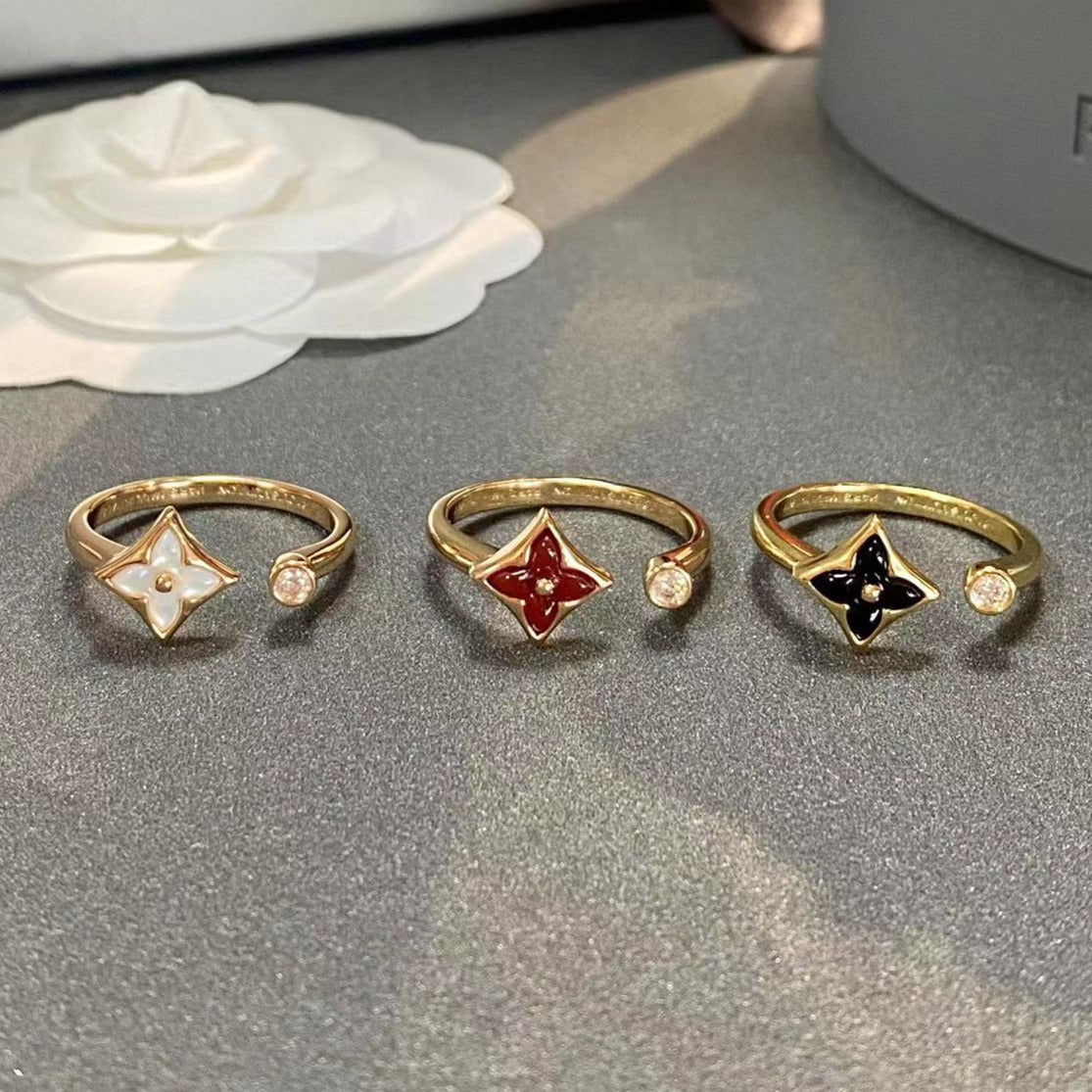 [Elitejewels]STAR 1 DIAMOND OPEN RING