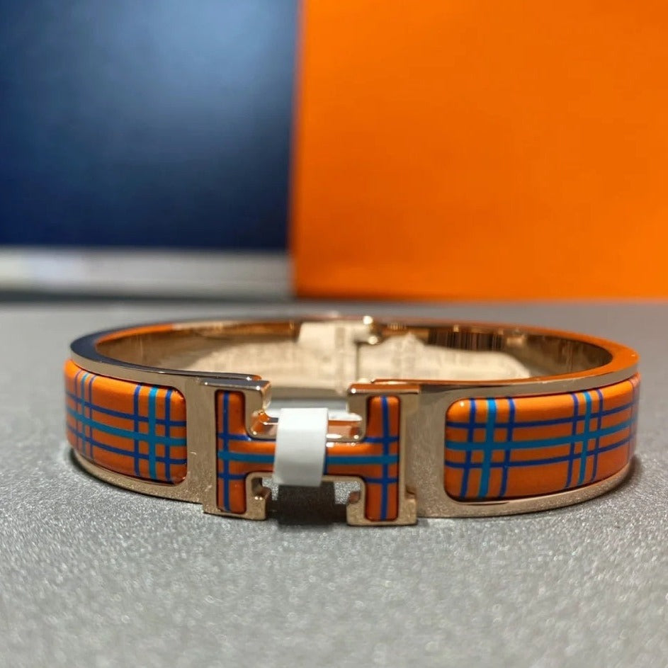 [Elitejewels]H TARTAN ARMBAND 12MM