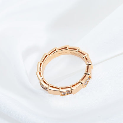 [Elitejewels]SERPENTI RING ROSGOLD 3MM