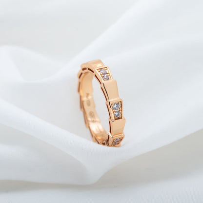 [Elitejewels]SERPENTI RING ROSGOLD 3MM