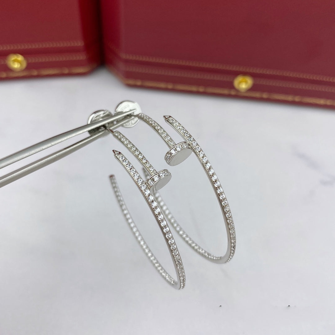 [Elitejewels]JUSTE EARRINGS FULL DIAMONDS 1.8MM