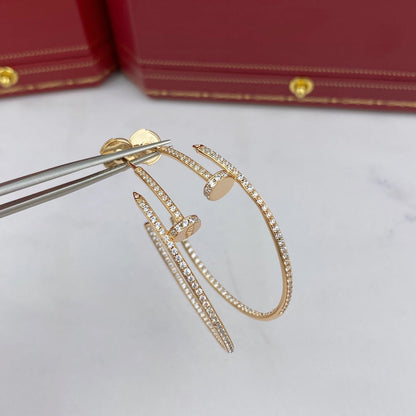 [Elitejewels]JUSTE EARRINGS FULL DIAMONDS 1.8MM