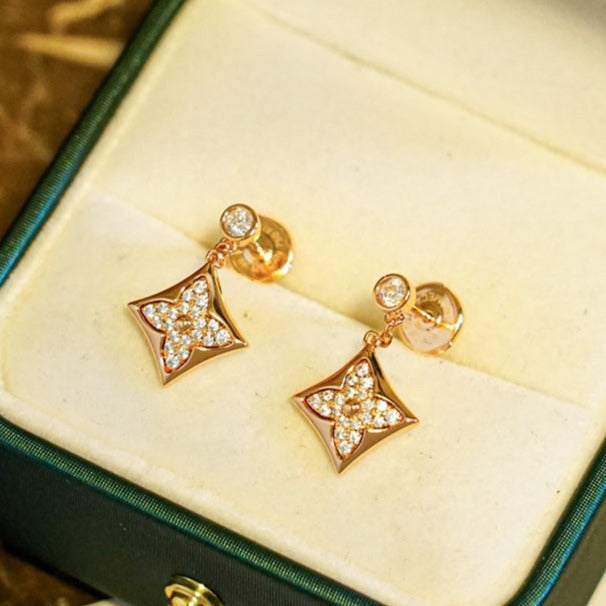 [Elitejewels]STAR DIAMONDS EARRINGS GOLD