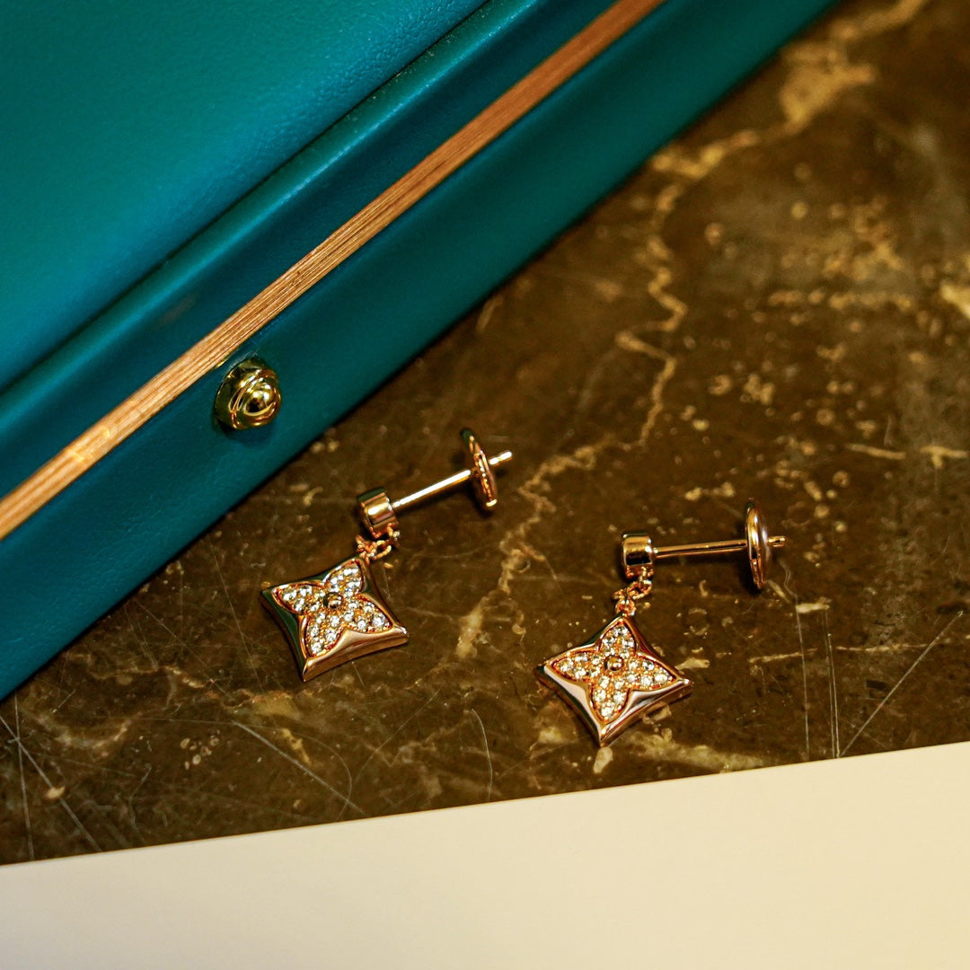 [Elitejewels]STAR DIAMONDS EARRINGS GOLD