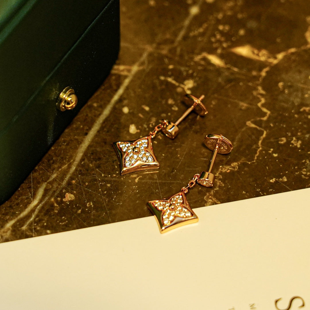 [Elitejewels]STAR DIAMONDS EARRINGS GOLD