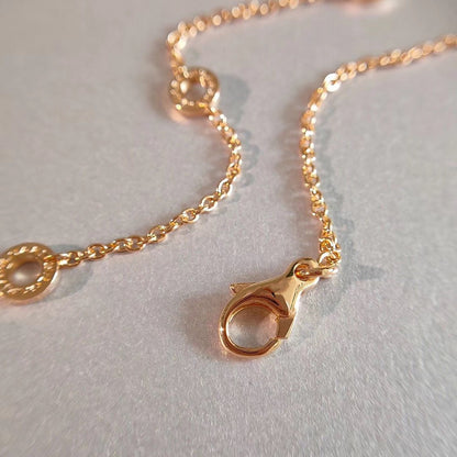 [Elitejewels]ZERO 1 NECKLACE PINK GOLD