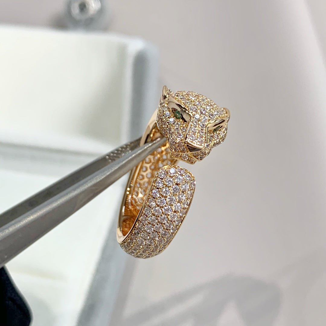 [Elitejewels] PANTHERE ROSGOLD DIAMANTRING