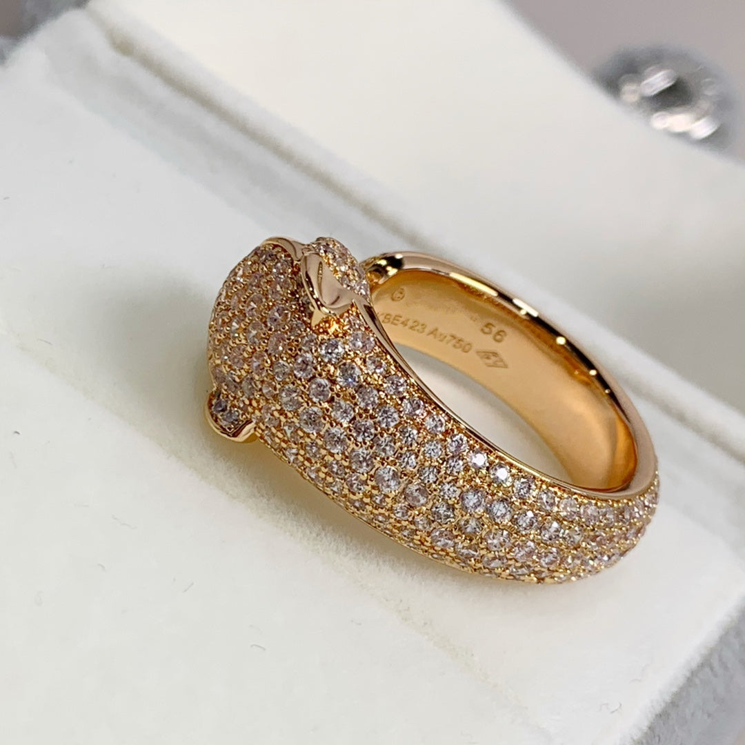 [Elitejewels] PANTHERE ROSGOLD DIAMANTRING