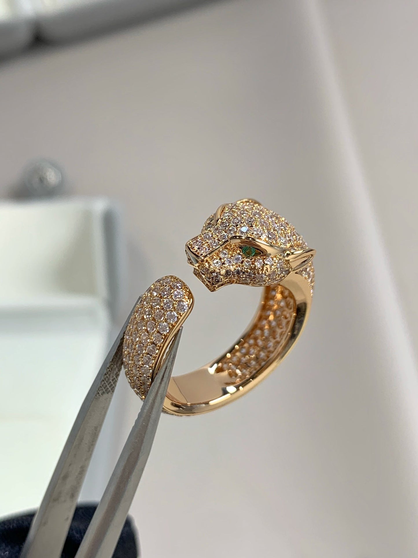 [Elitejewels] PANTHERE ROSGOLD DIAMANTRING