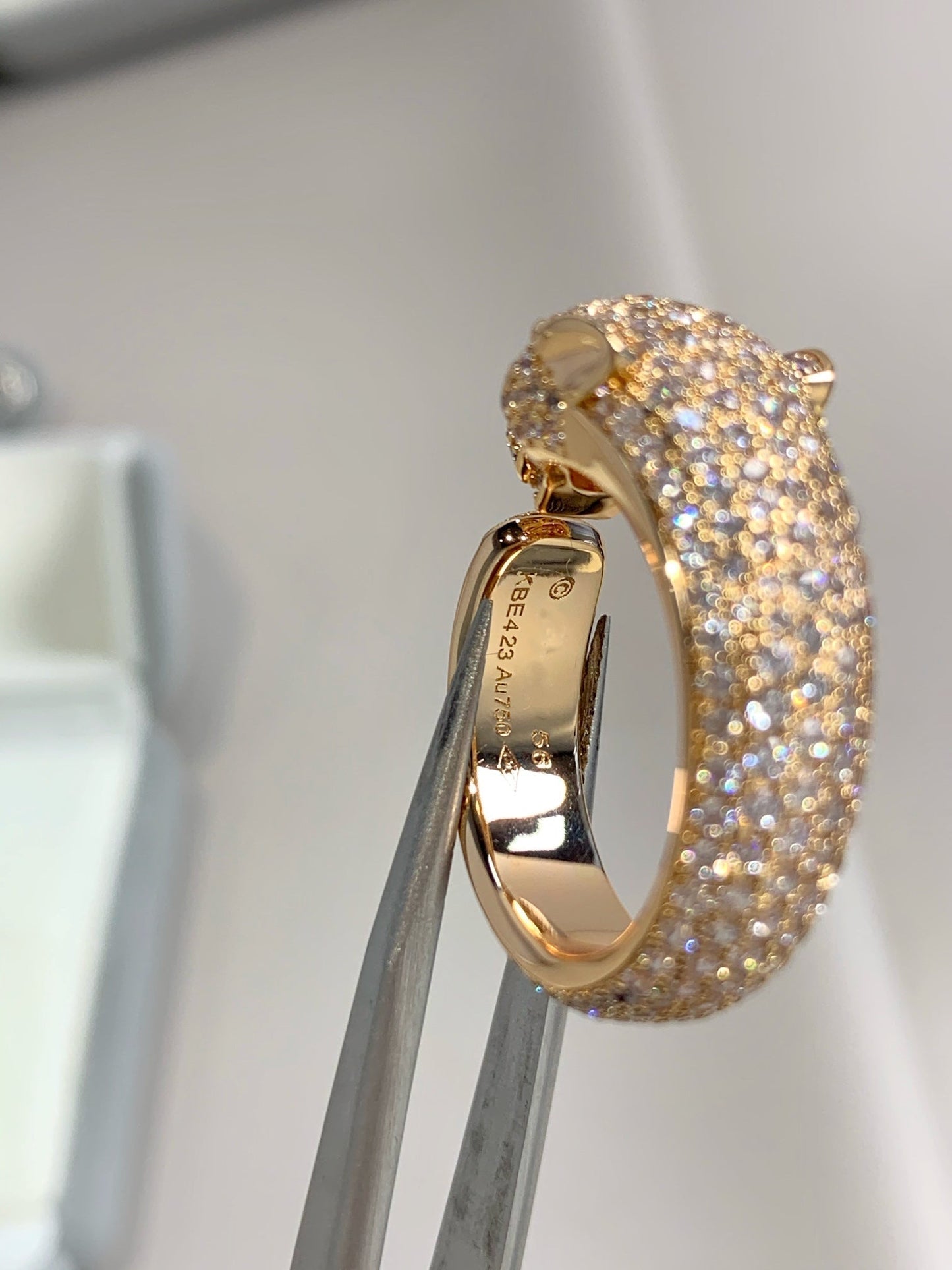 [Elitejewels] PANTHERE ROSGOLD DIAMANTRING