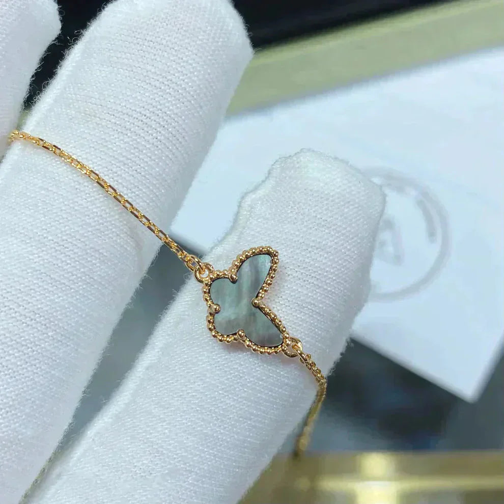 [Elitejewels]BUTTERFLY GREY FRITILLARY BUTTERFLY BRACELET