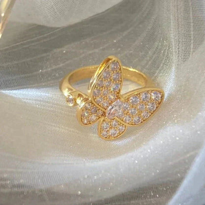 [Elitejewels]BUTTERFLY DIAMOND RING