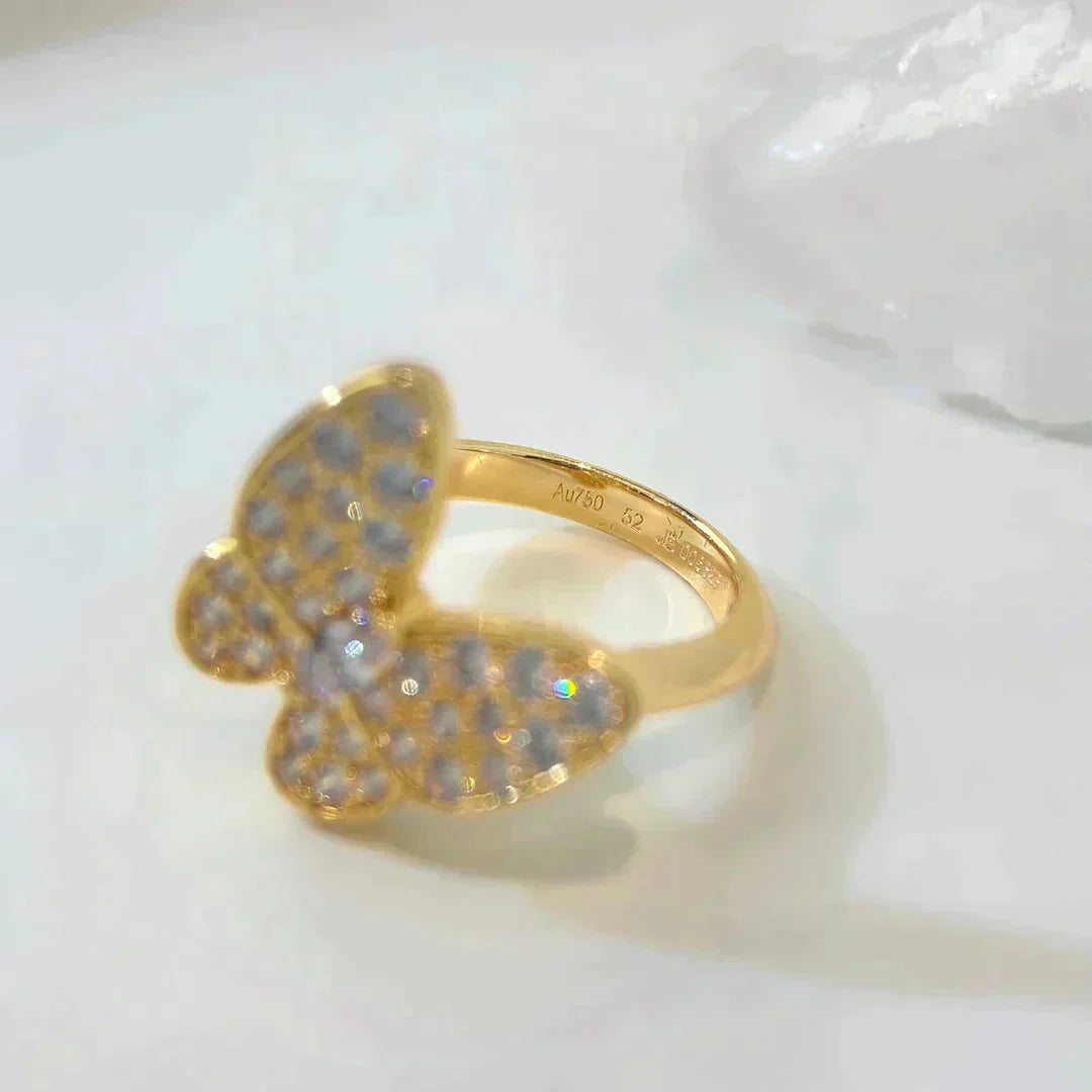 [Elitejewels]BUTTERFLY DIAMOND RING