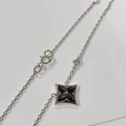 [Elitejewels]スターブラックモップネックレス