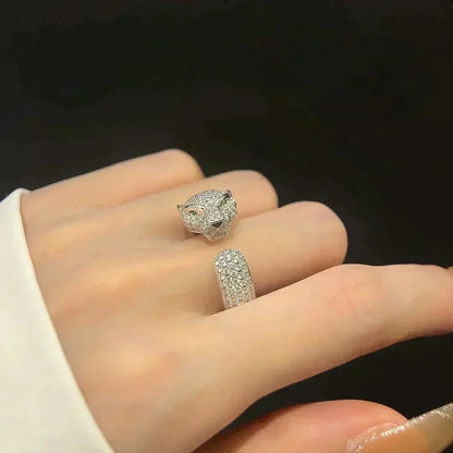 [Elitejewels]PANTHERE 5.5MM ALL DIAMOND RING