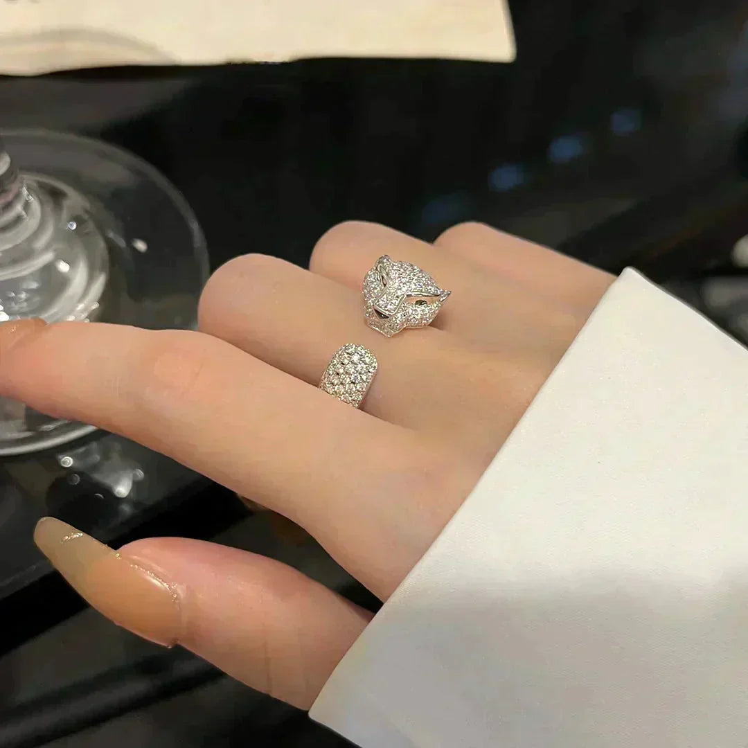 [Elitejewels]PANTHERE 5.5MM ALL DIAMOND RING