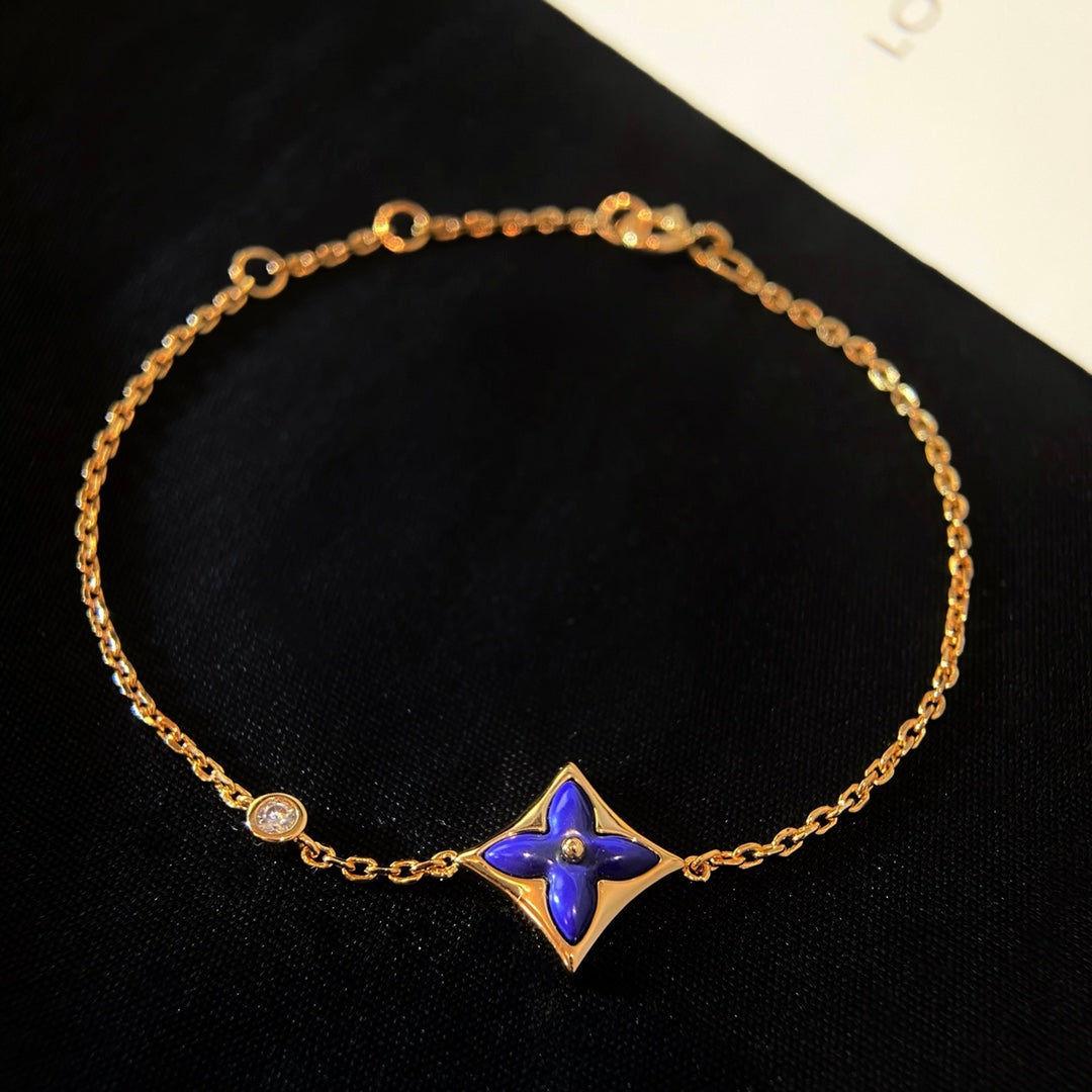 [Elitejewels]COLOR STAR PINK GOLD DIAMOND BRACELET