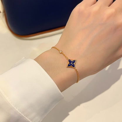 [Elitejewels]COLOR STAR PINK GOLD DIAMOND BRACELET