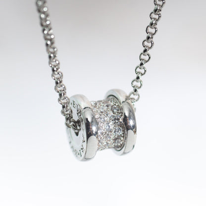 [Elitejewels]ZERO 1 SILVER DIAMOND NECKLACE