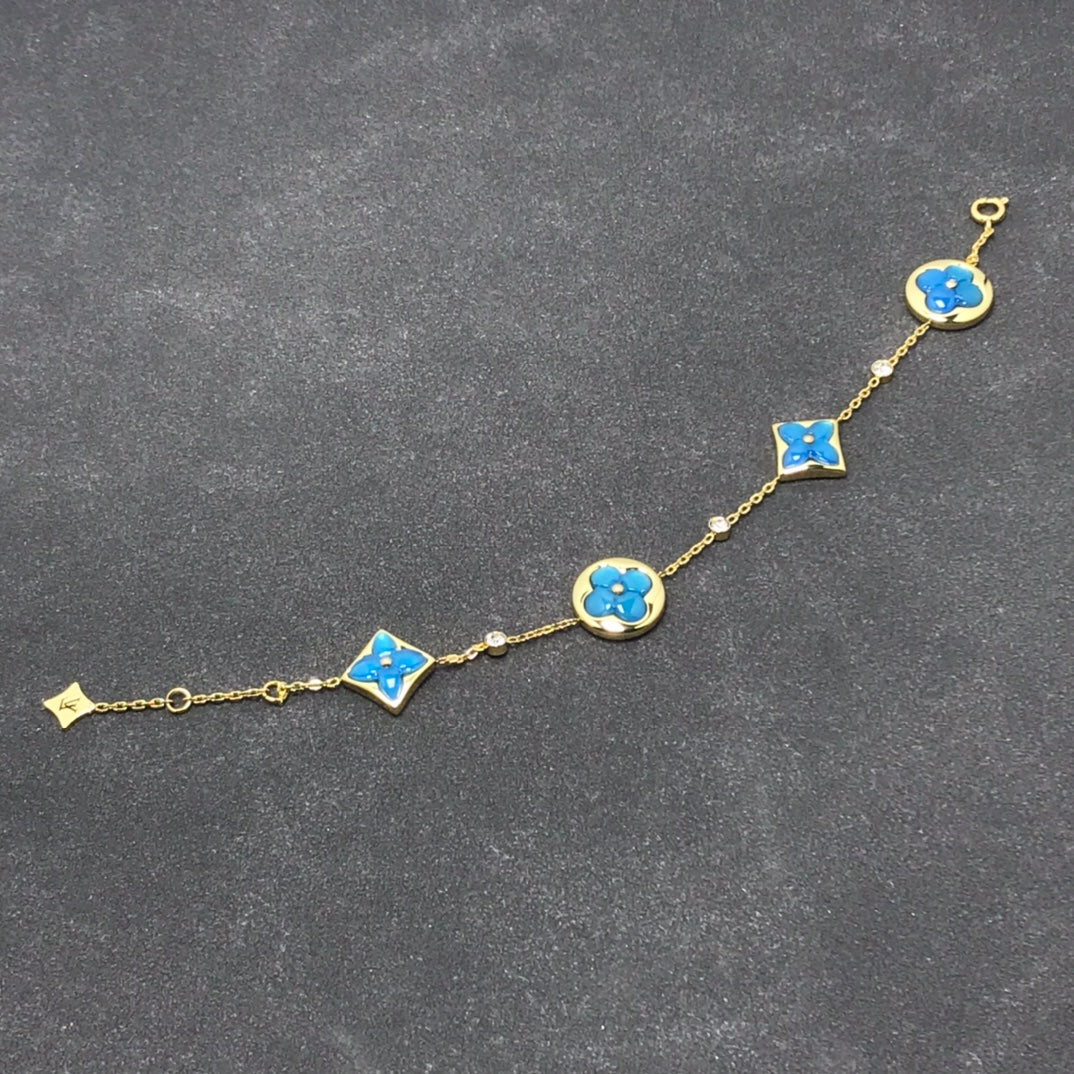 [Elitejewels]STAR AND SUN TURQUOISE 4 MOTIFS 3 DIAMONDS