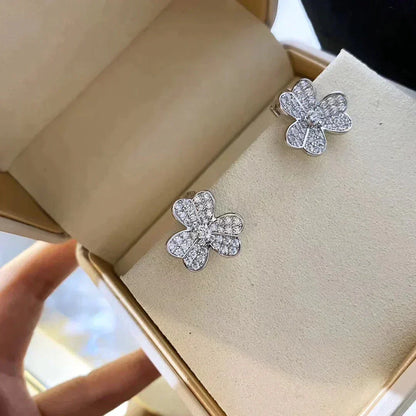 [Elitejewels]CLOVER COMOS DIAMOND EARRINGS SILVER